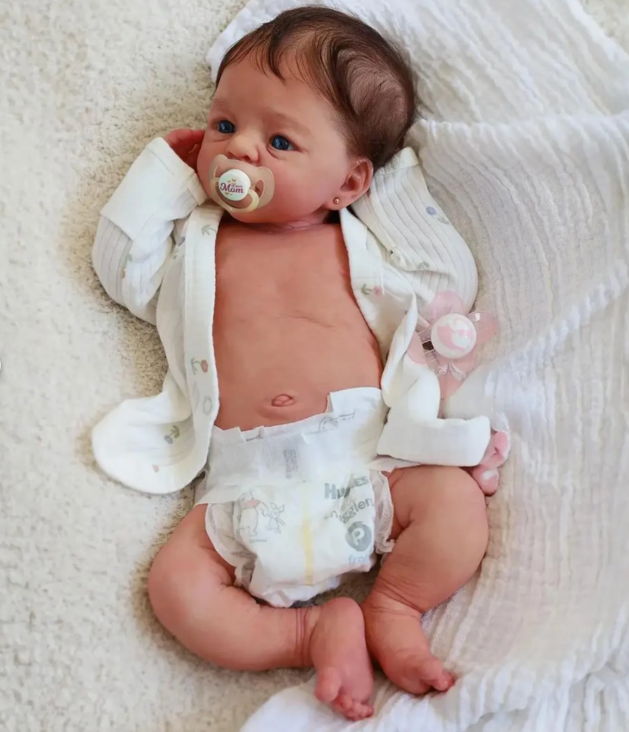 L.ifelike S.ilicone Baby Doll Full Body, Super Flexible, Boy or Girl