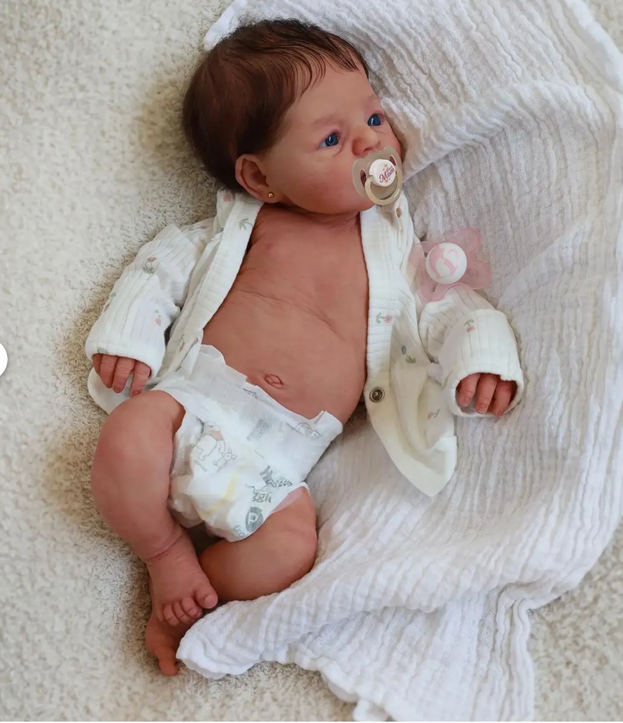 L.ifelike S.ilicone Baby Doll Full Body, Super Flexible, Boy or Girl