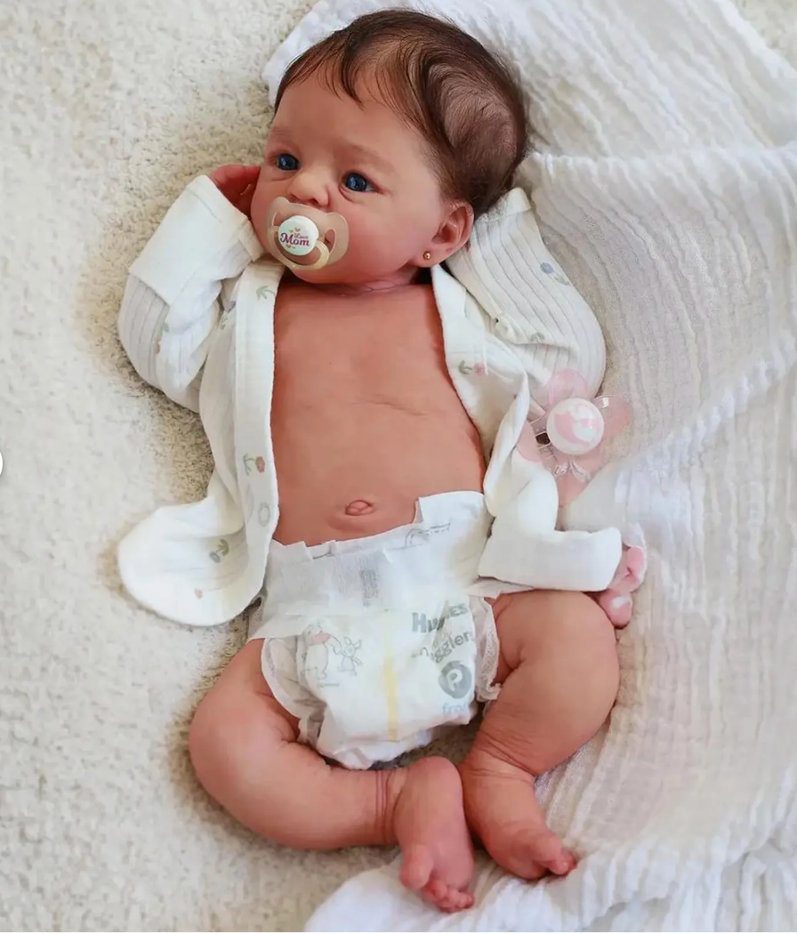 L.ifelike S.ilicone Baby Doll Full Body, Super Flexible, Boy or Girl