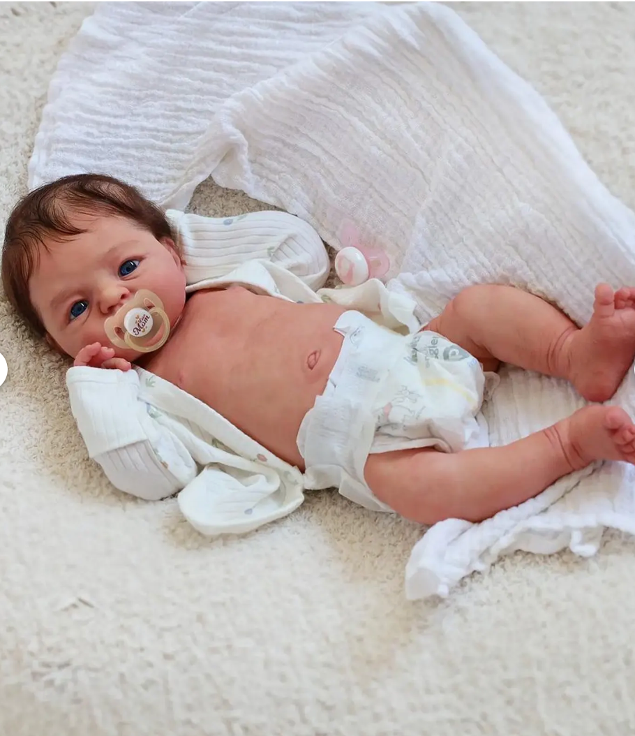 L.ifelike S.ilicone Baby Doll Full Body, Super Flexible, Boy or Girl