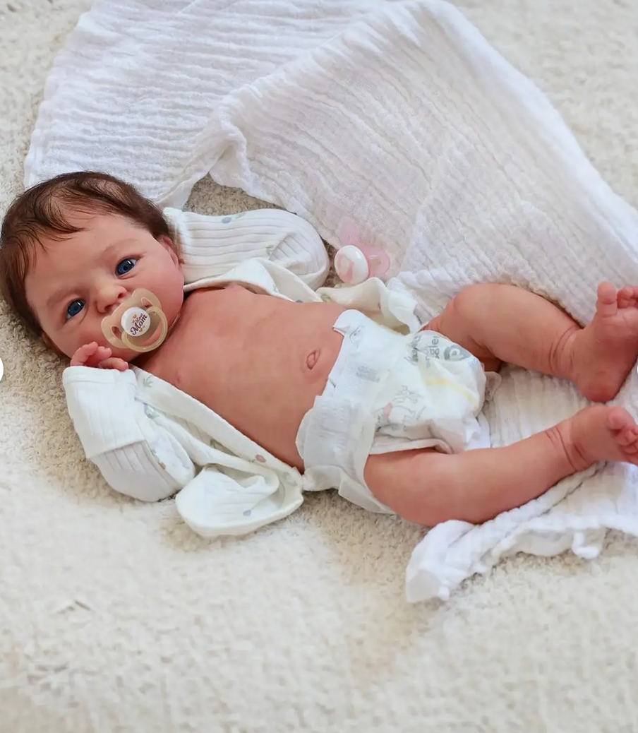 L.ifelike S.ilicone Baby Doll Full Body, Super Flexible, Boy or Girl