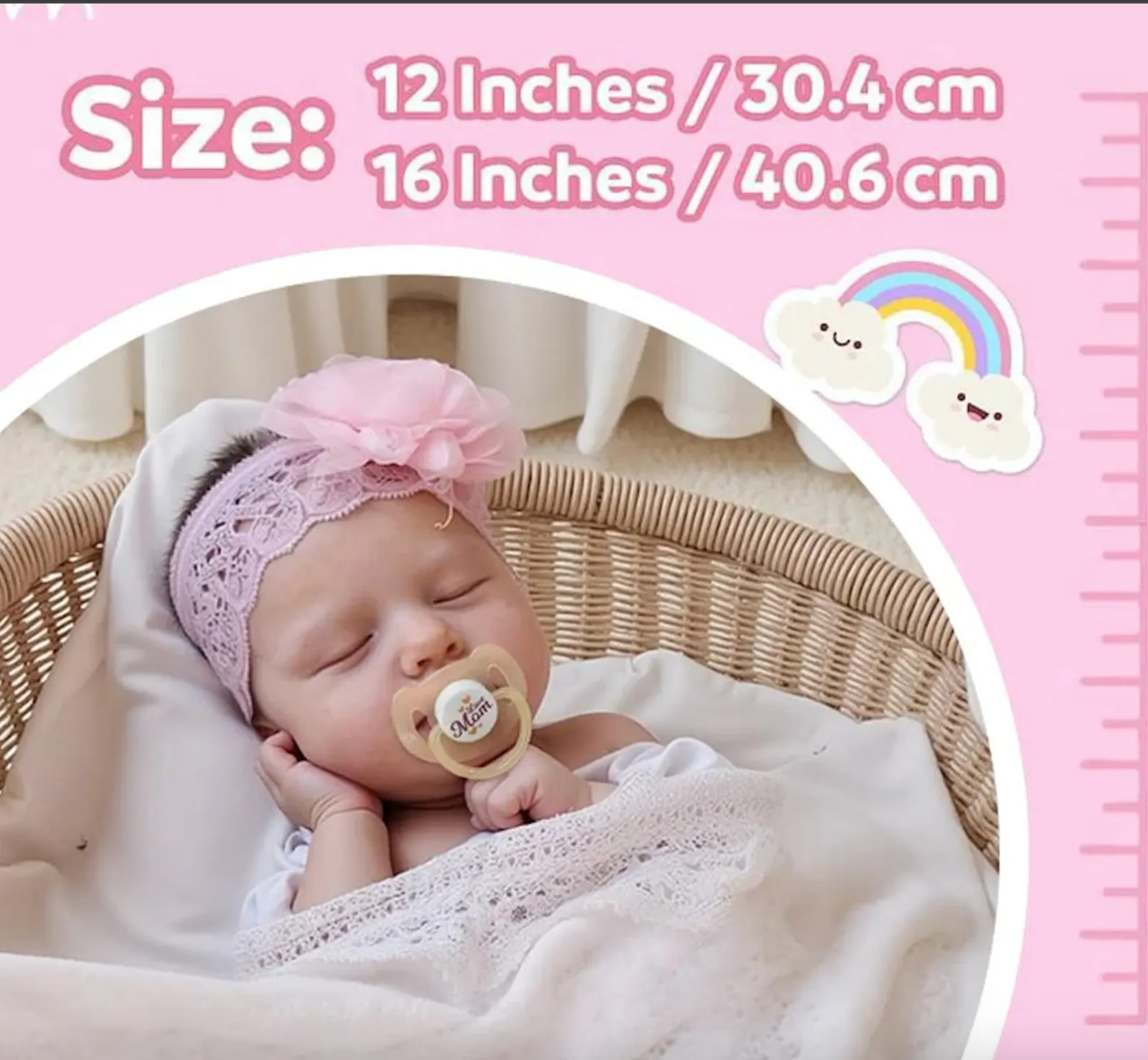 F.lexible Waterproof Full Silicone Reborn Baby Doll Realistic Newborn Feel, Girl or Boy